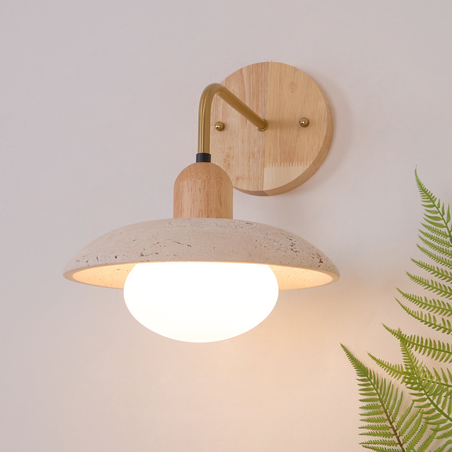 Taleno Travertijn Wandlamp
