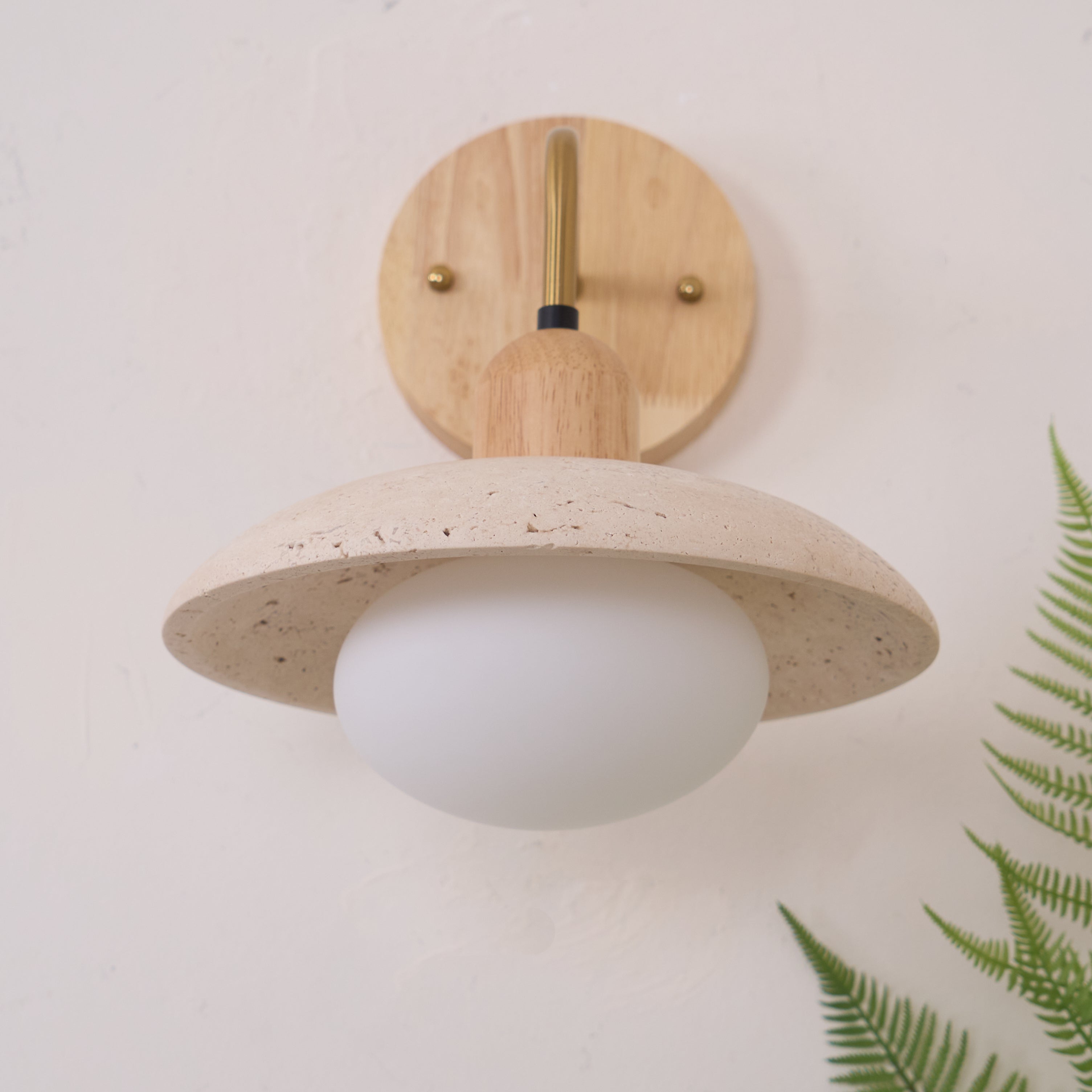 Taleno Travertijn Wandlamp