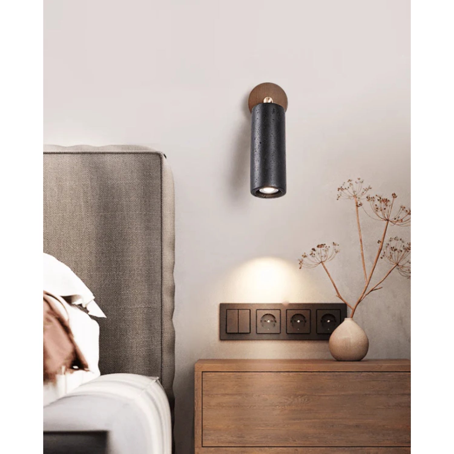 Casimo Natuursteen Wandlamp