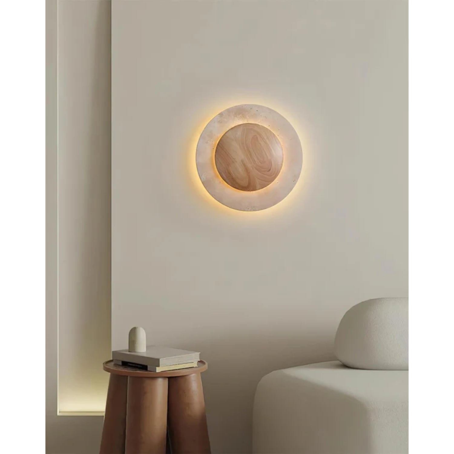 Celazo Natuursteen Wandlamp