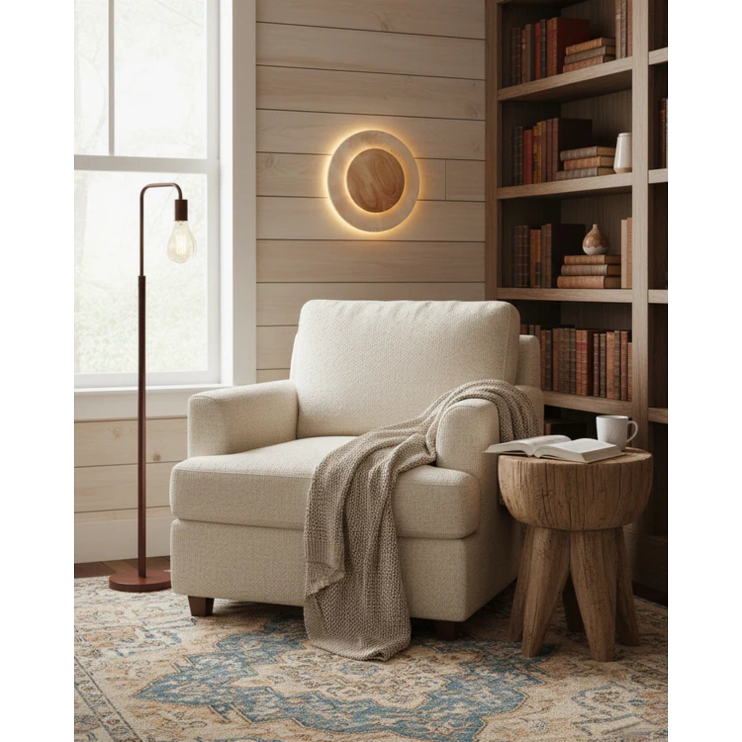 Celazo Natuursteen Wandlamp