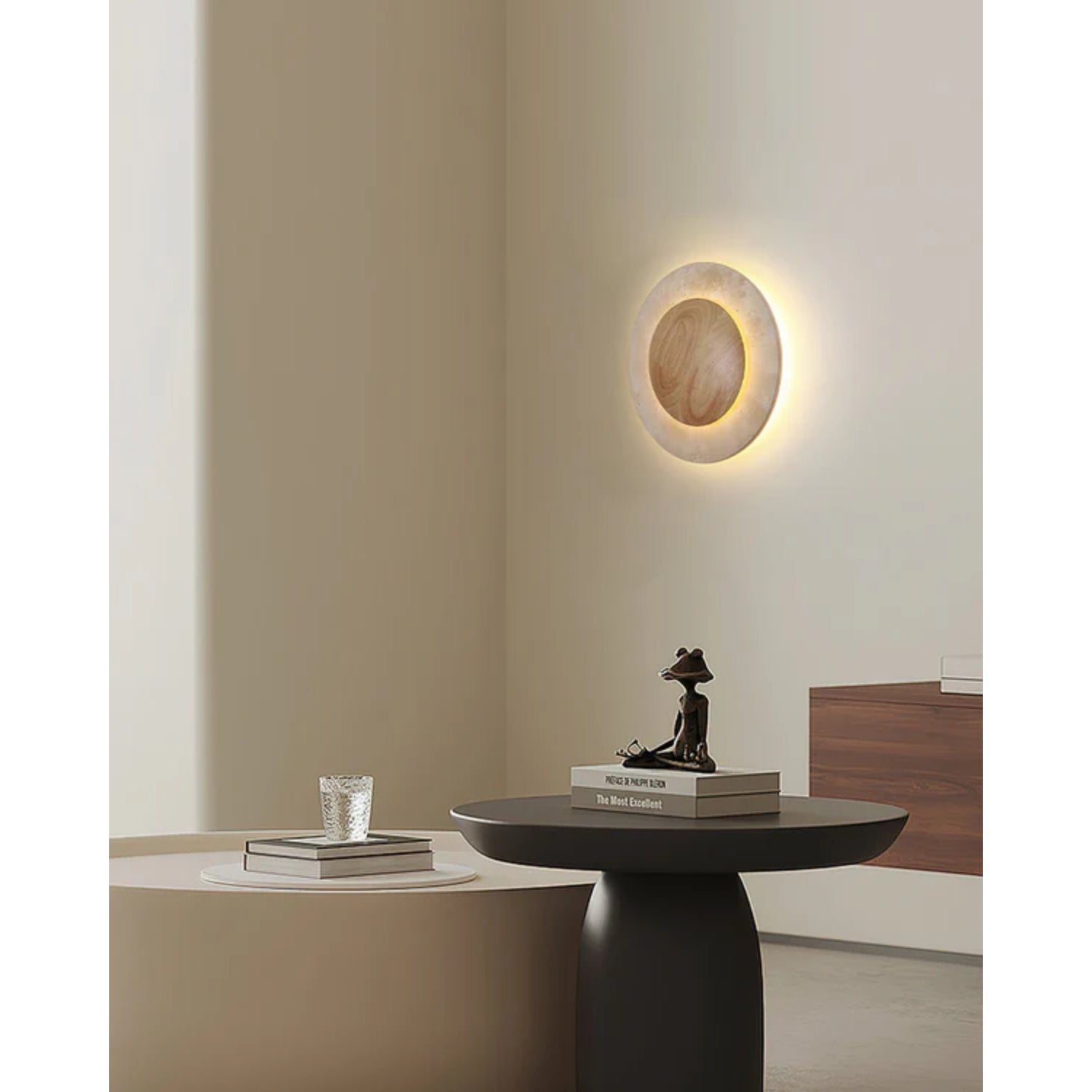 Celazo Natuursteen Wandlamp