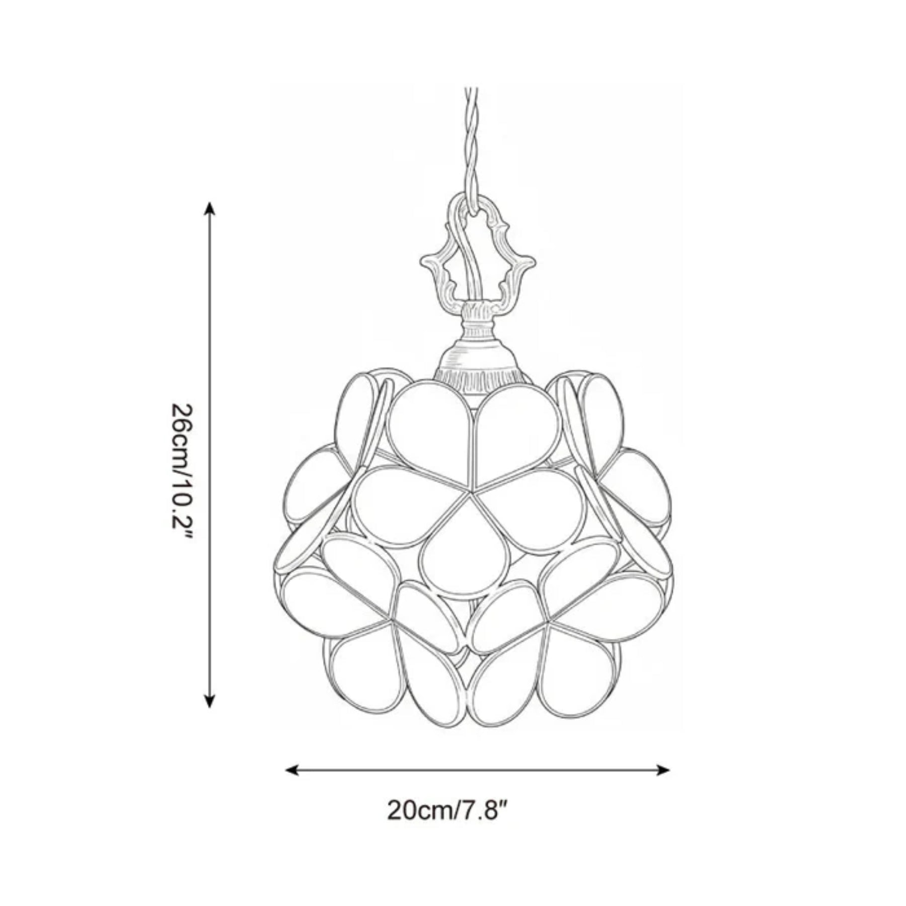 Floyem flower Arc Hanglamp