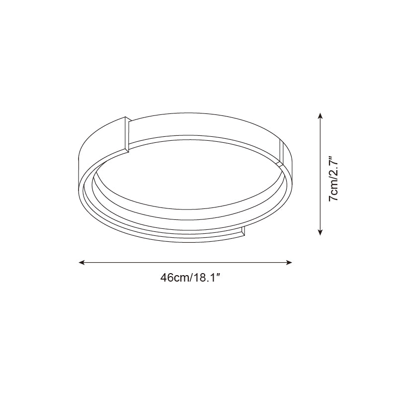 Cireqon Lampada da Soffitto in Pietra Naturale
