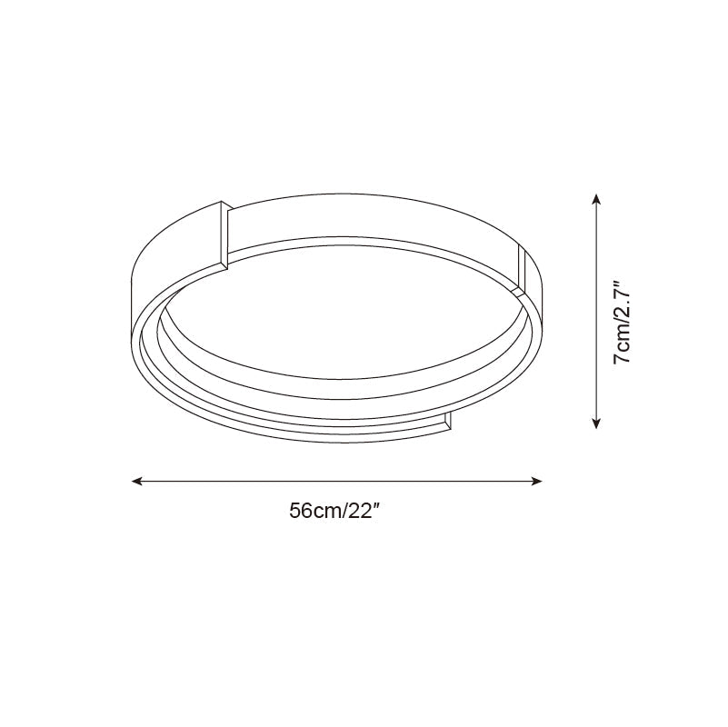 Cireqon Lampada da Soffitto in Pietra Naturale