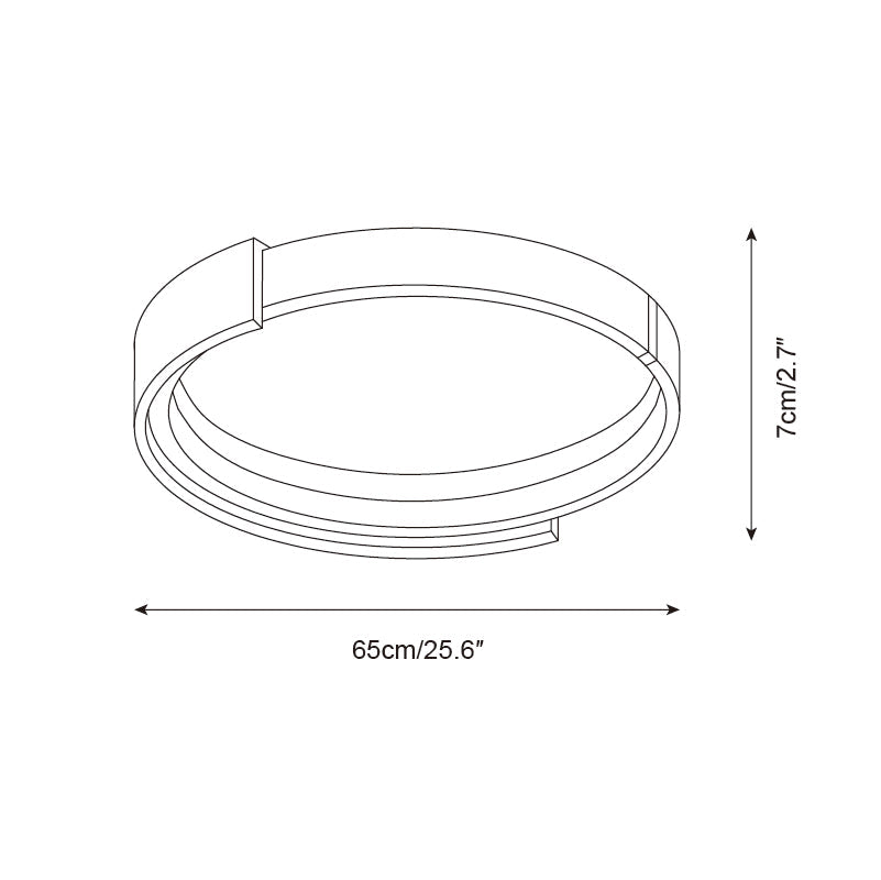 Cireqon Lampada da Soffitto in Pietra Naturale