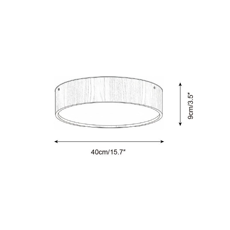 Clazo Lampada da Soffitto in Stile Japandi in Legno