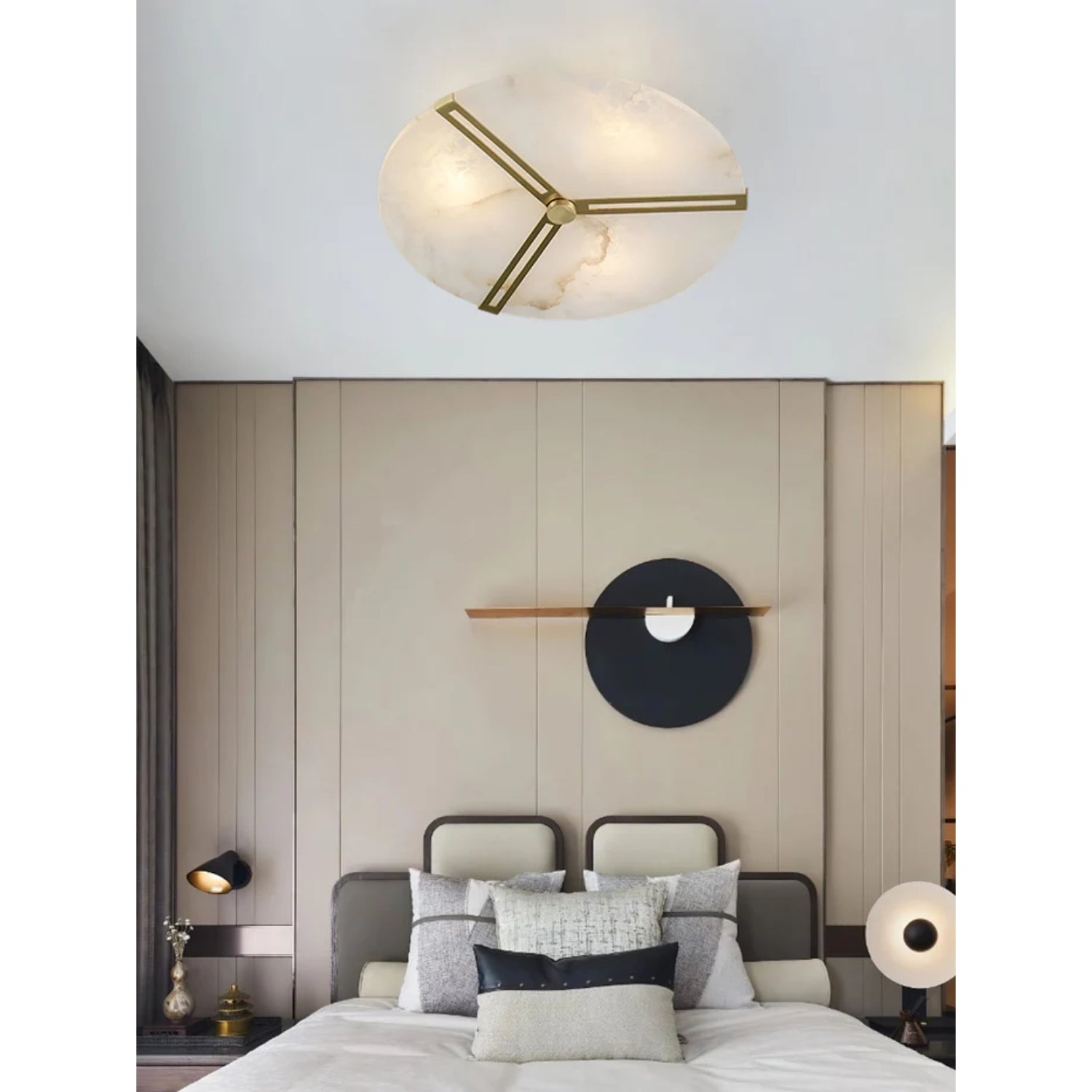 Clove Albasten Plafondlamp