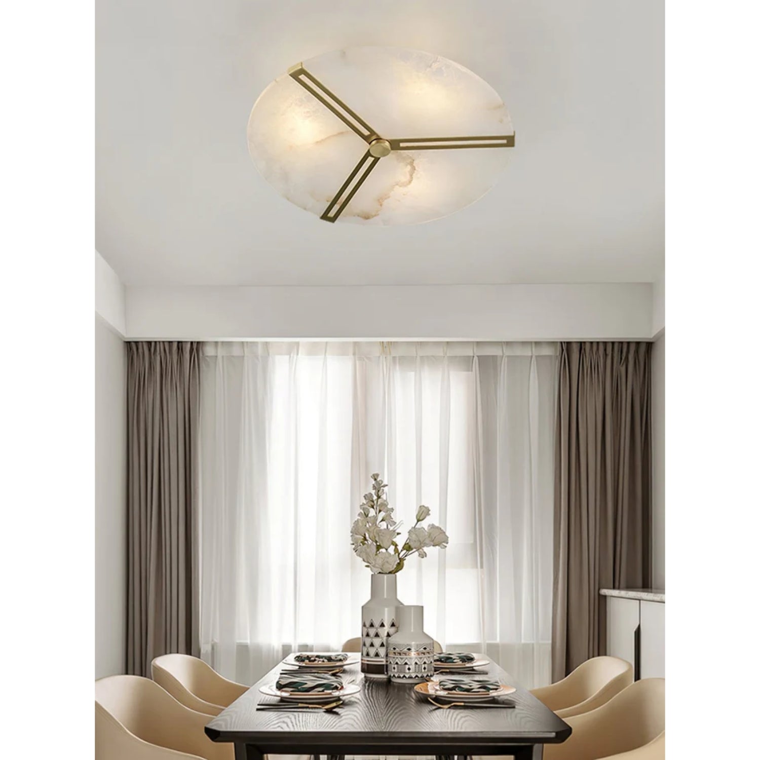 Clove Albasten Plafondlamp