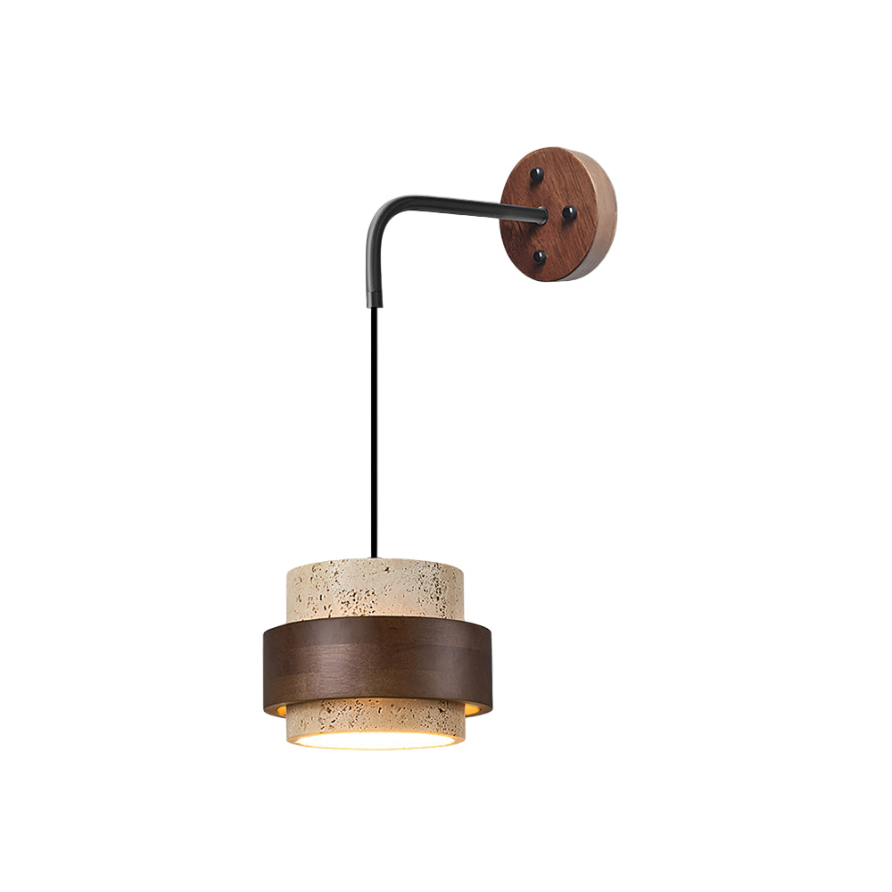 Juvetta Travertijn Wandlamp