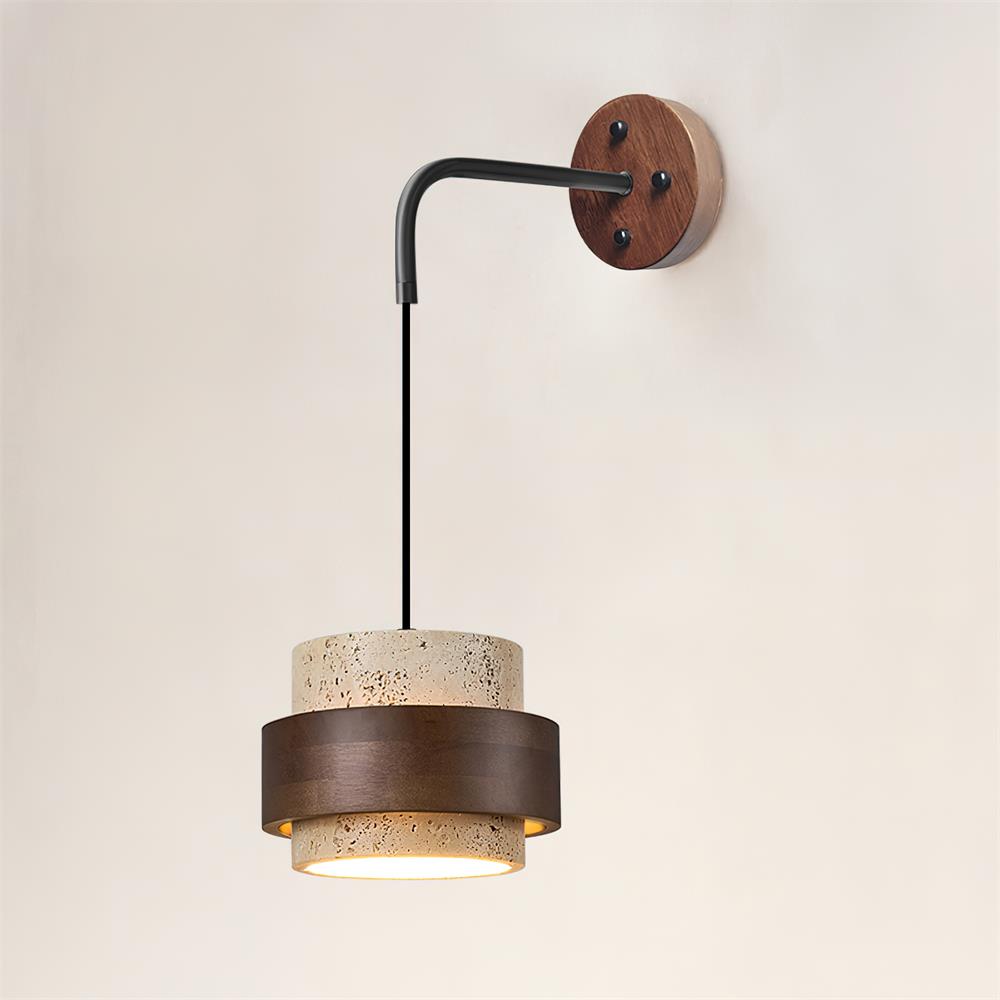Juvetta Travertijn Wandlamp