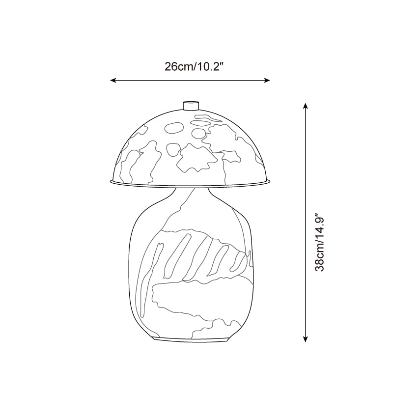 Lampada da tavolo Celo Geverfde