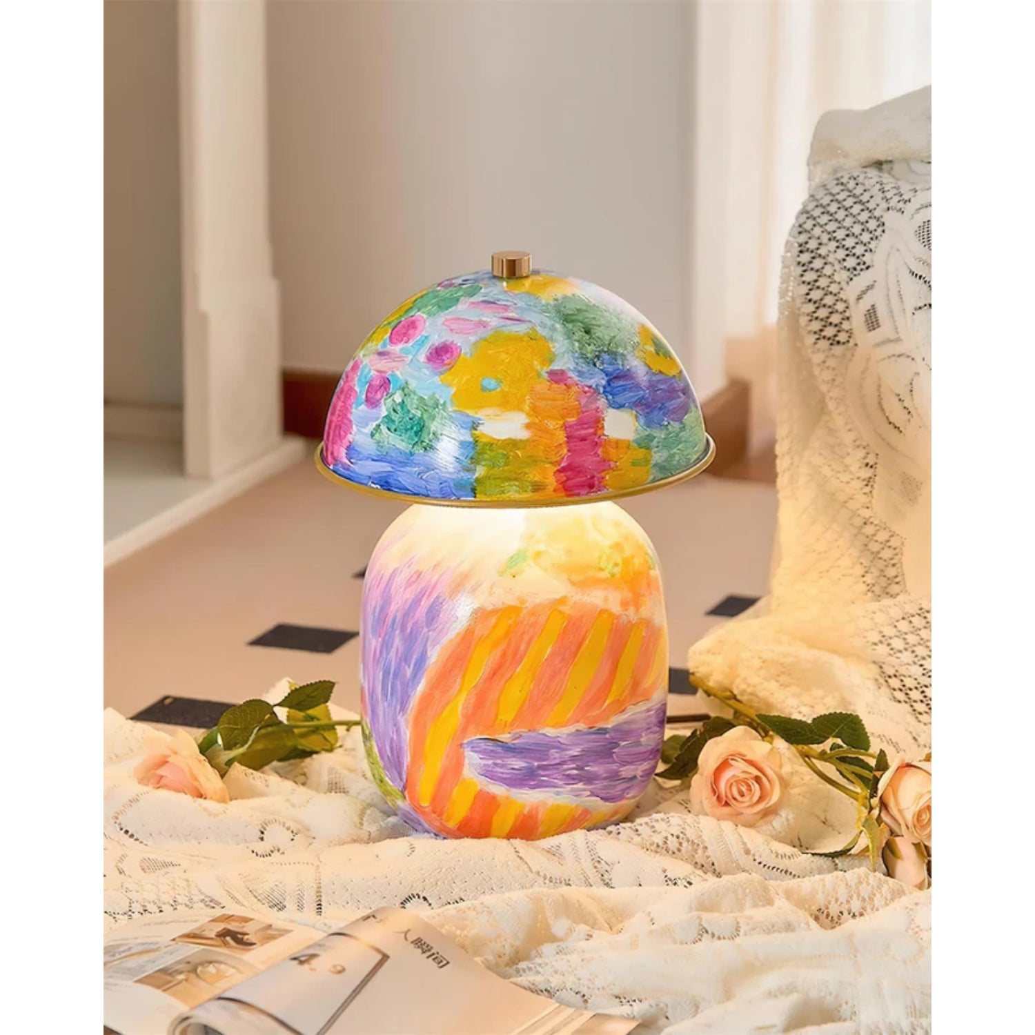 Lampada da tavolo Celo Geverfde