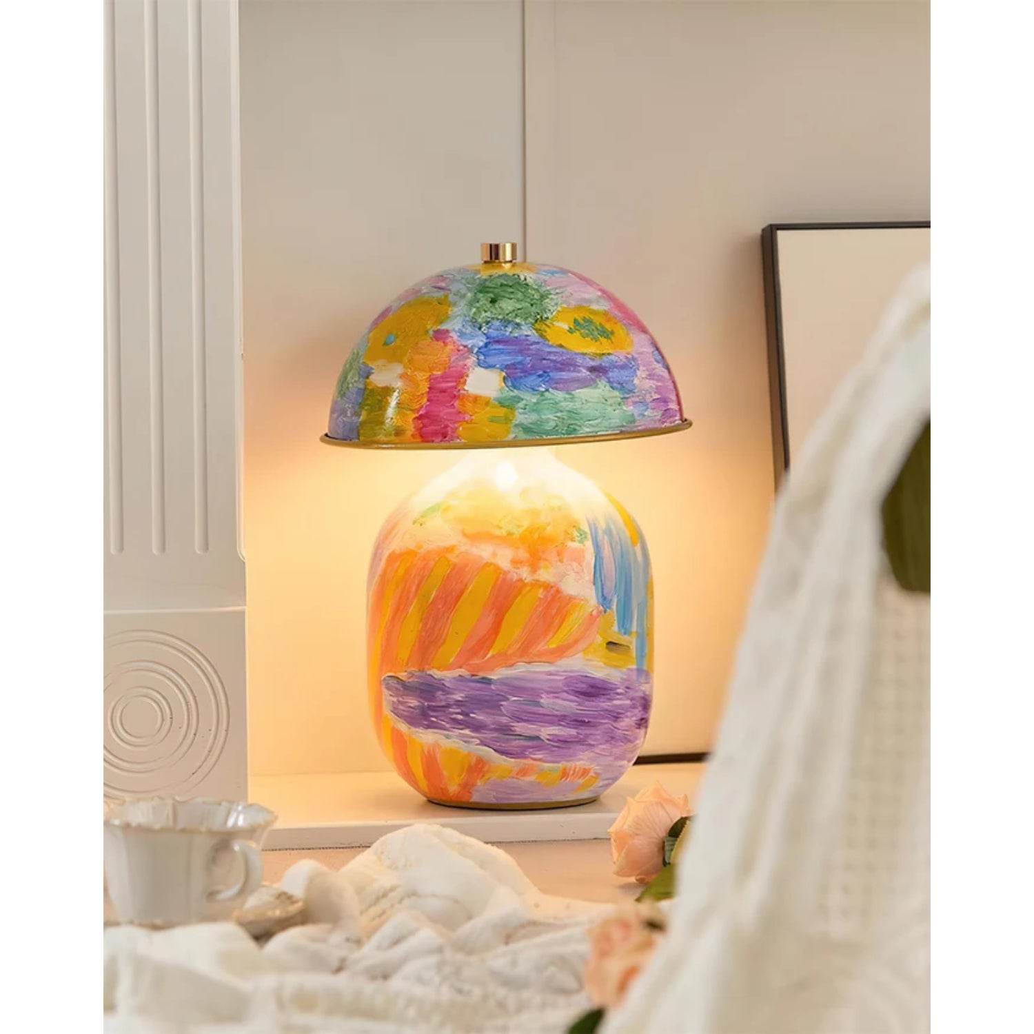 Lampada da tavolo Celo Geverfde