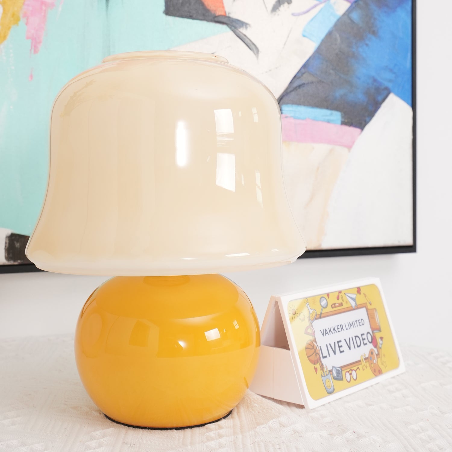 Cosmy Paddenstoel Tafellamp