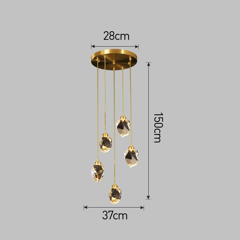 Raindrop Gouden Accent Hanglamp