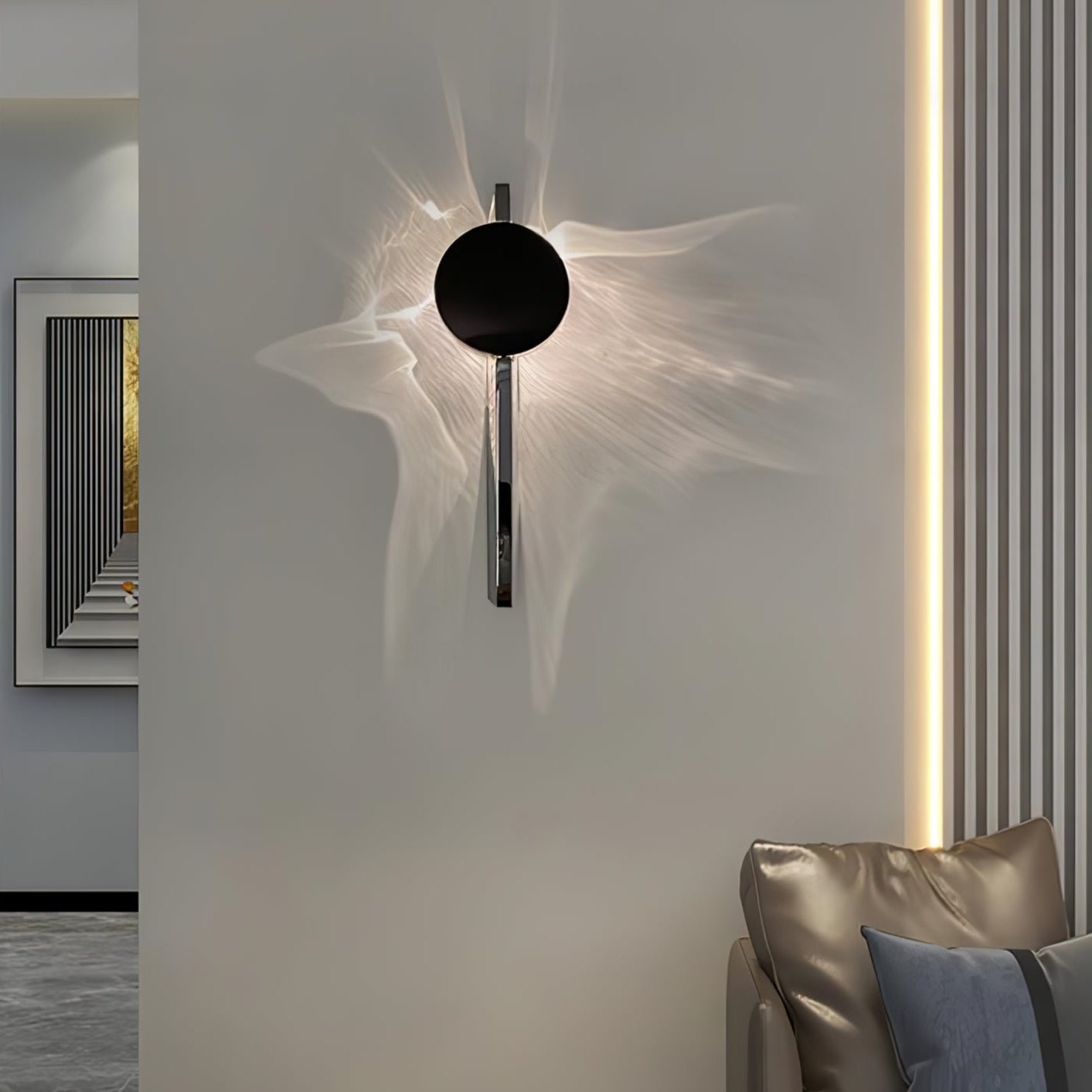Domesi Lichtprojectie Wandlamp