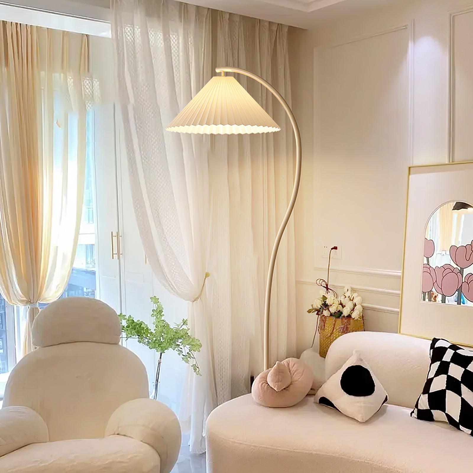 Lampada da pavimento Serini