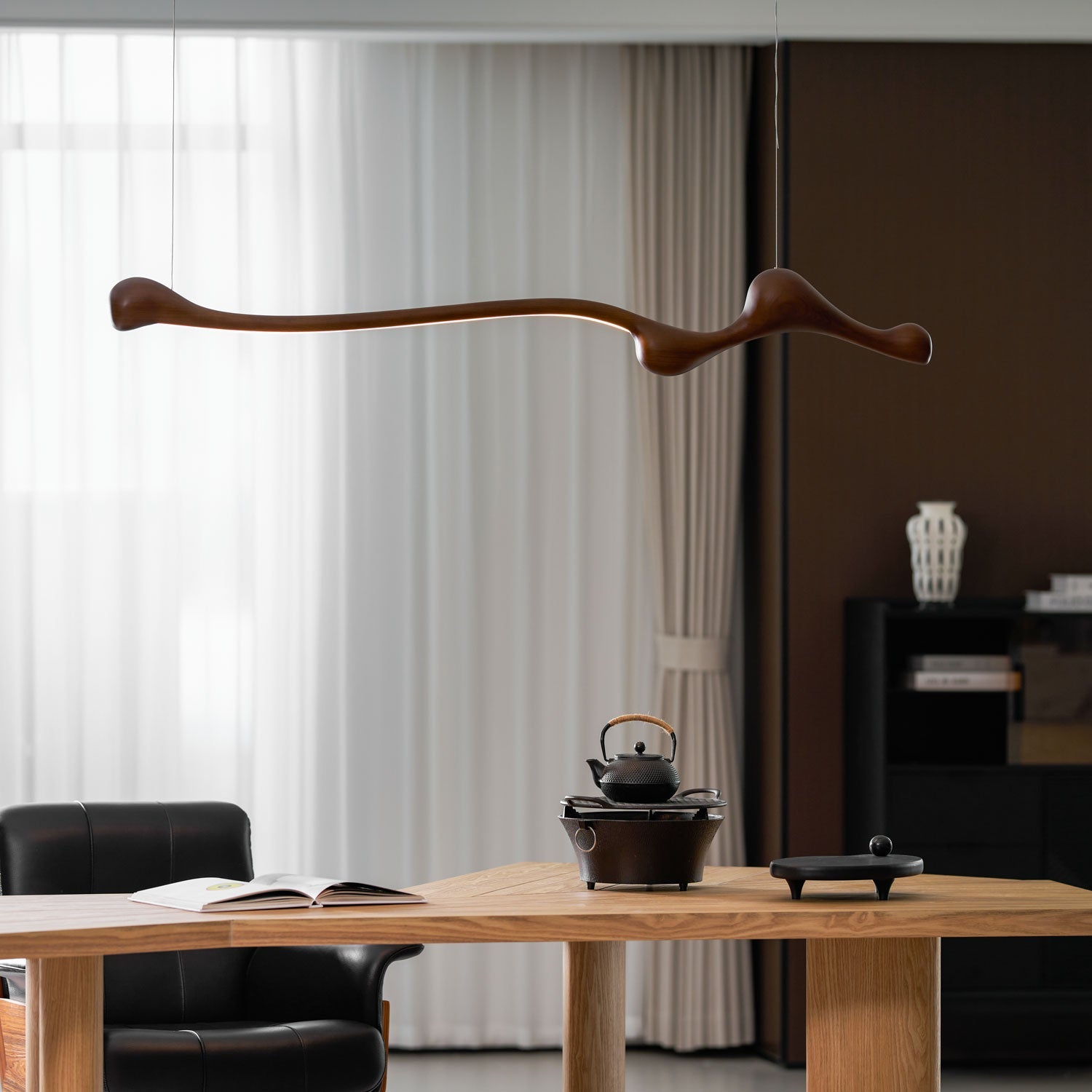 Culva Houten Hanglamp