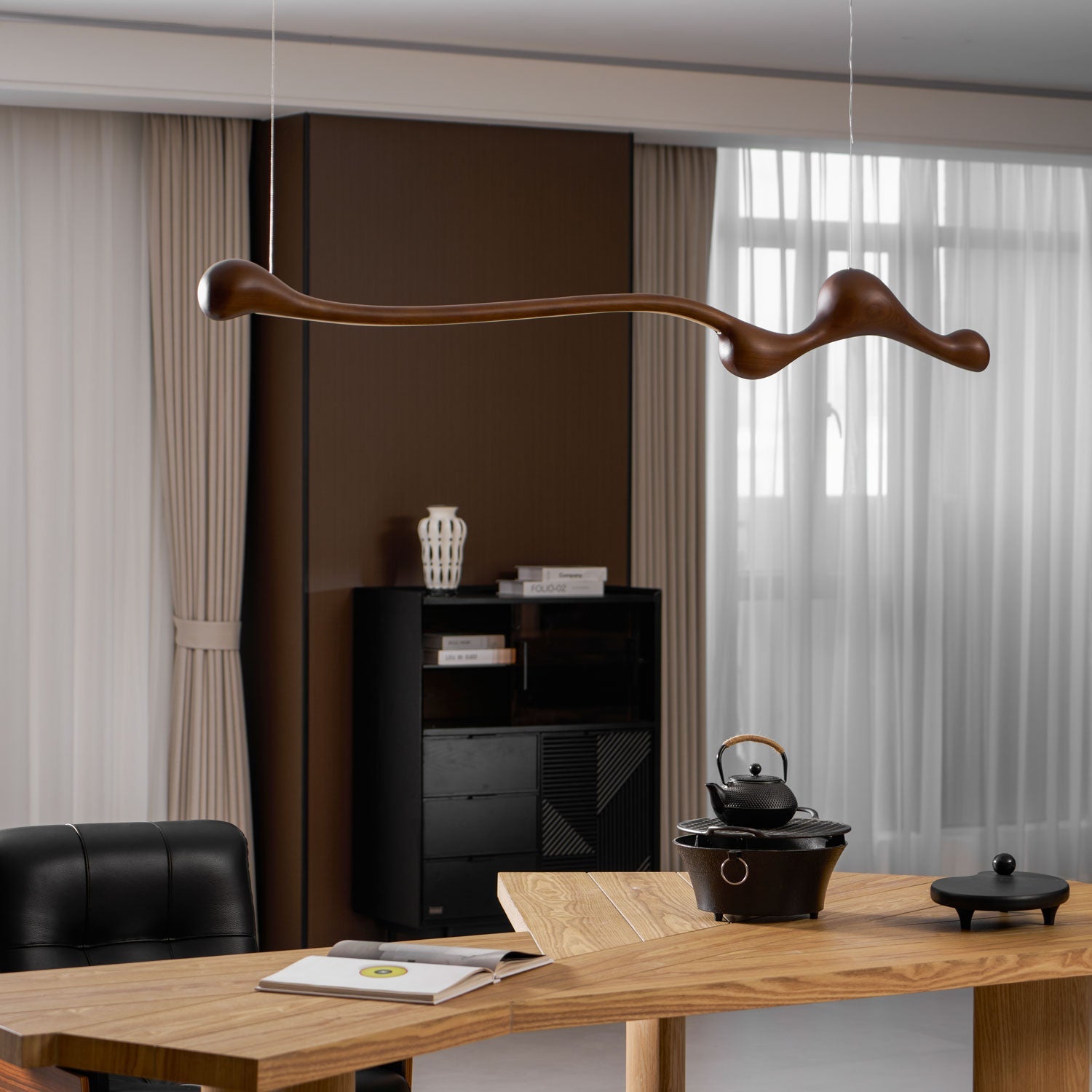 Culva Houten Hanglamp