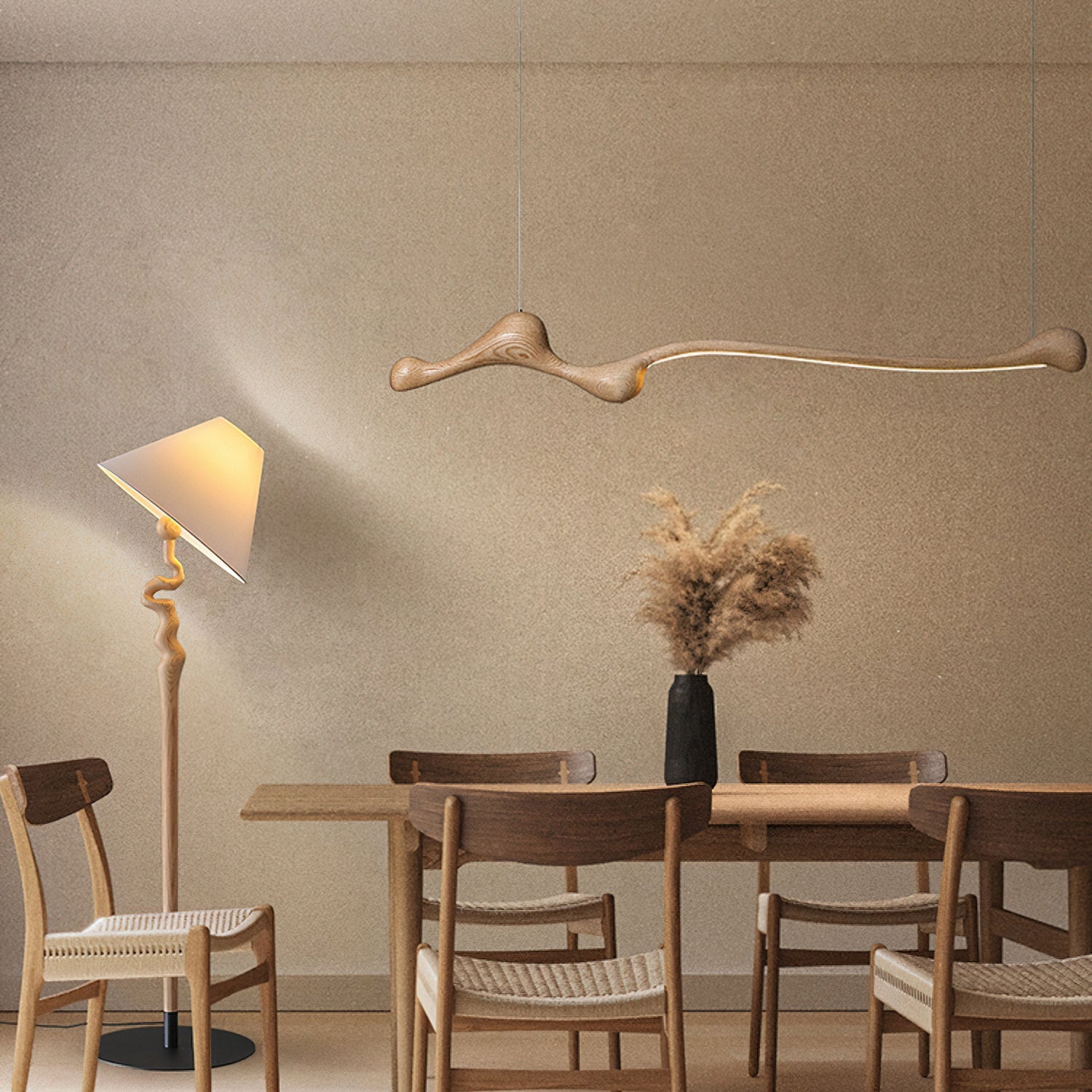 Culva Houten Hanglamp