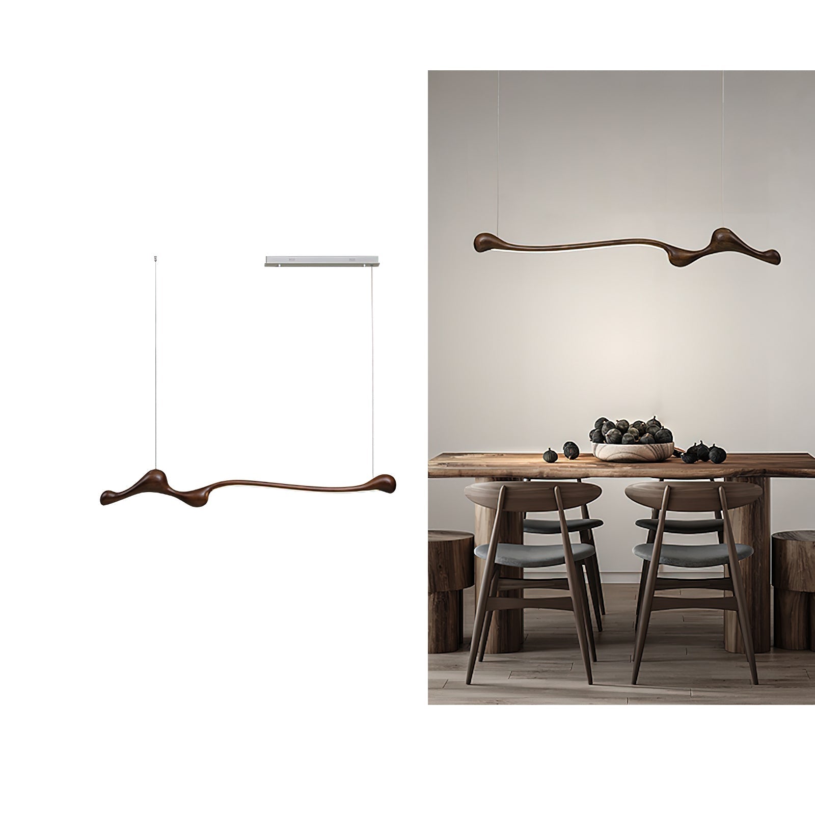 Culva Houten Hanglamp