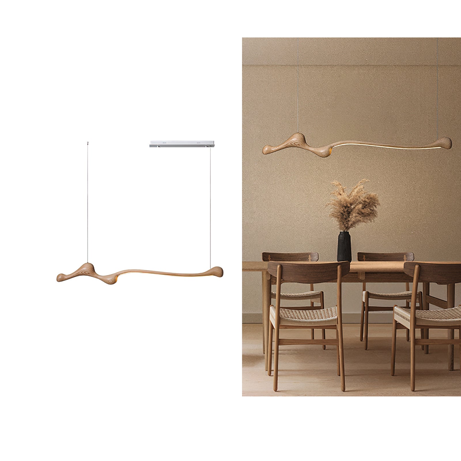 Culva Houten Hanglamp