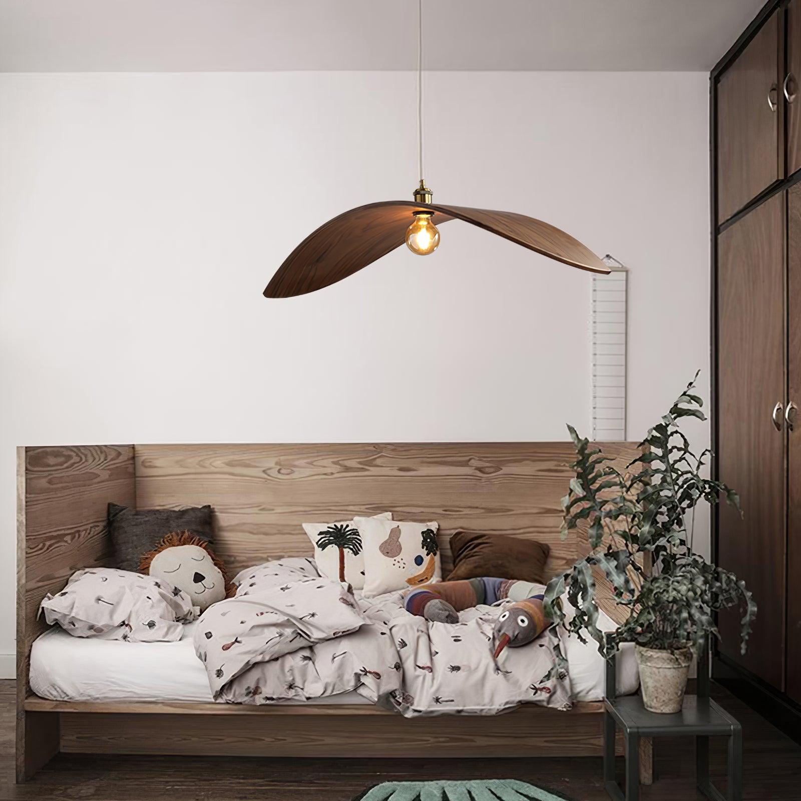 Gebogen Houtdesign Hanglamp