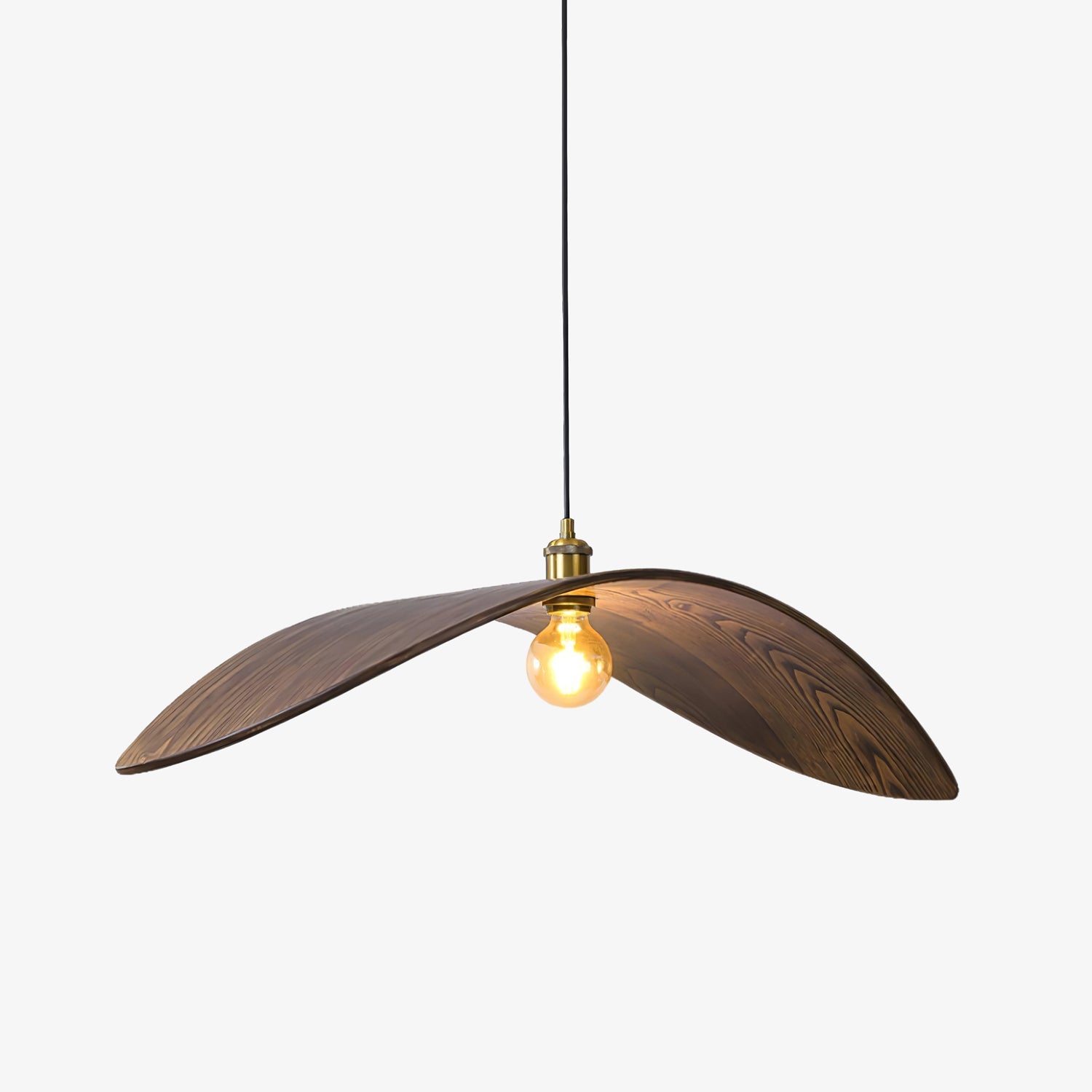 Gebogen Houtdesign Hanglamp