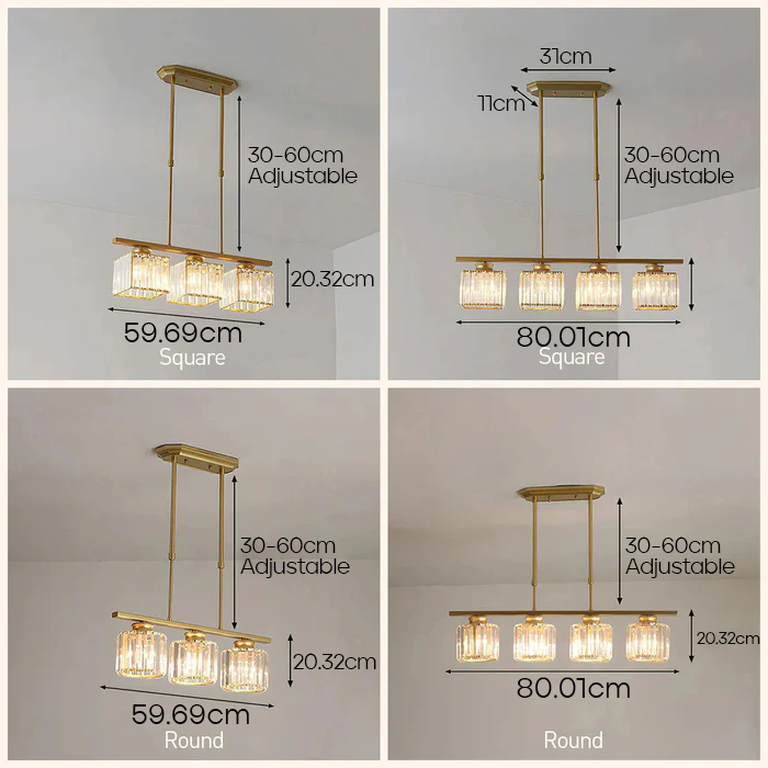 Scandinavische Multi-Head Hanglamp