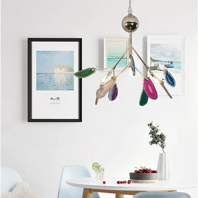 Sela Agaat Steen Hanglamp
