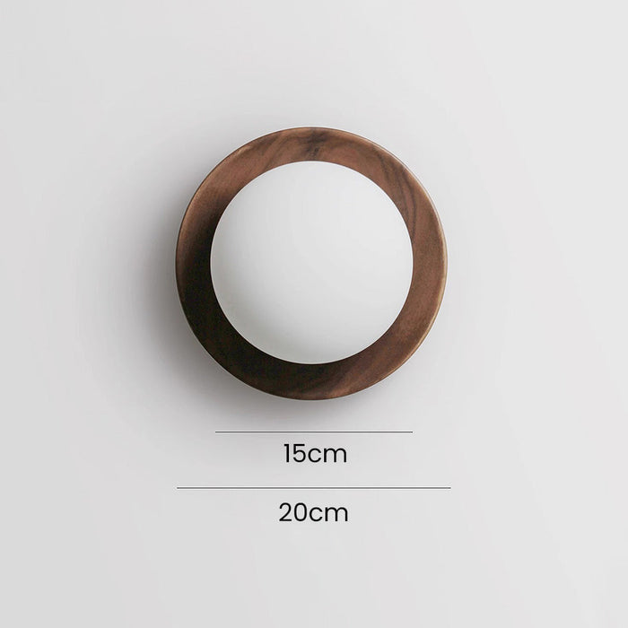 Ozon Houten Wandlamp