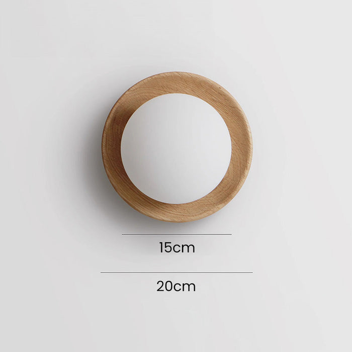 Ozon Houten Wandlamp