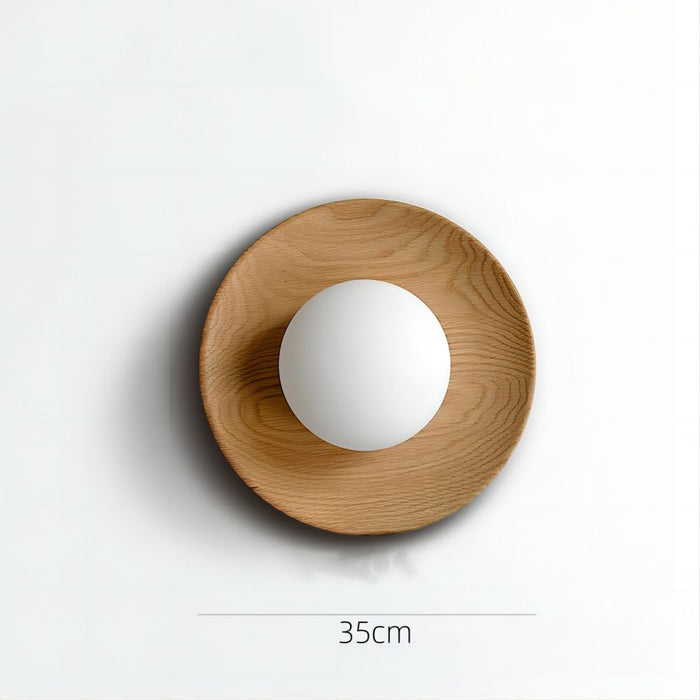 Ozon Houten Wandlamp
