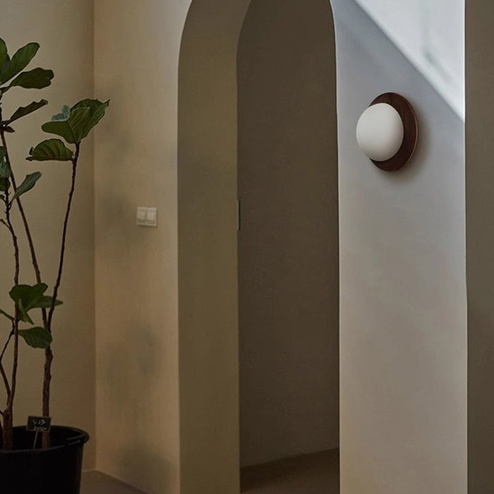 Ozon Houten Wandlamp