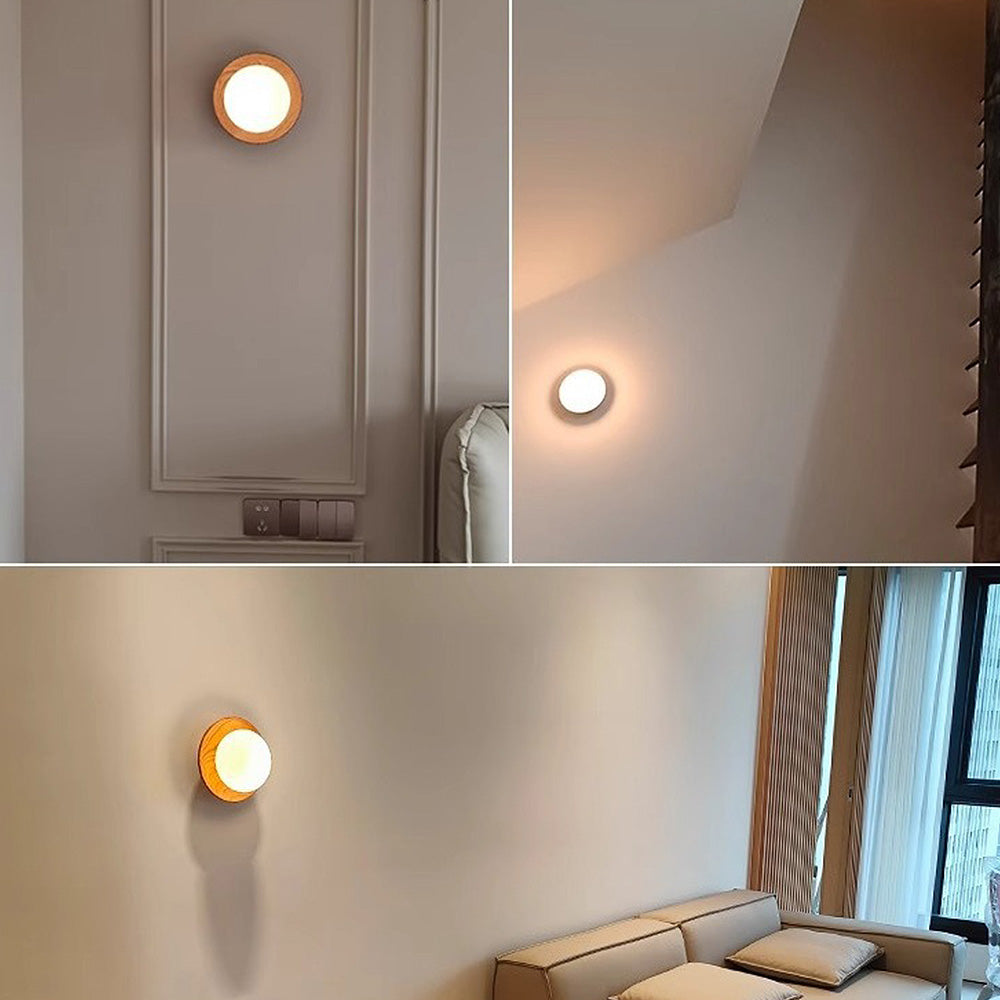 Ozon Houten Wandlamp