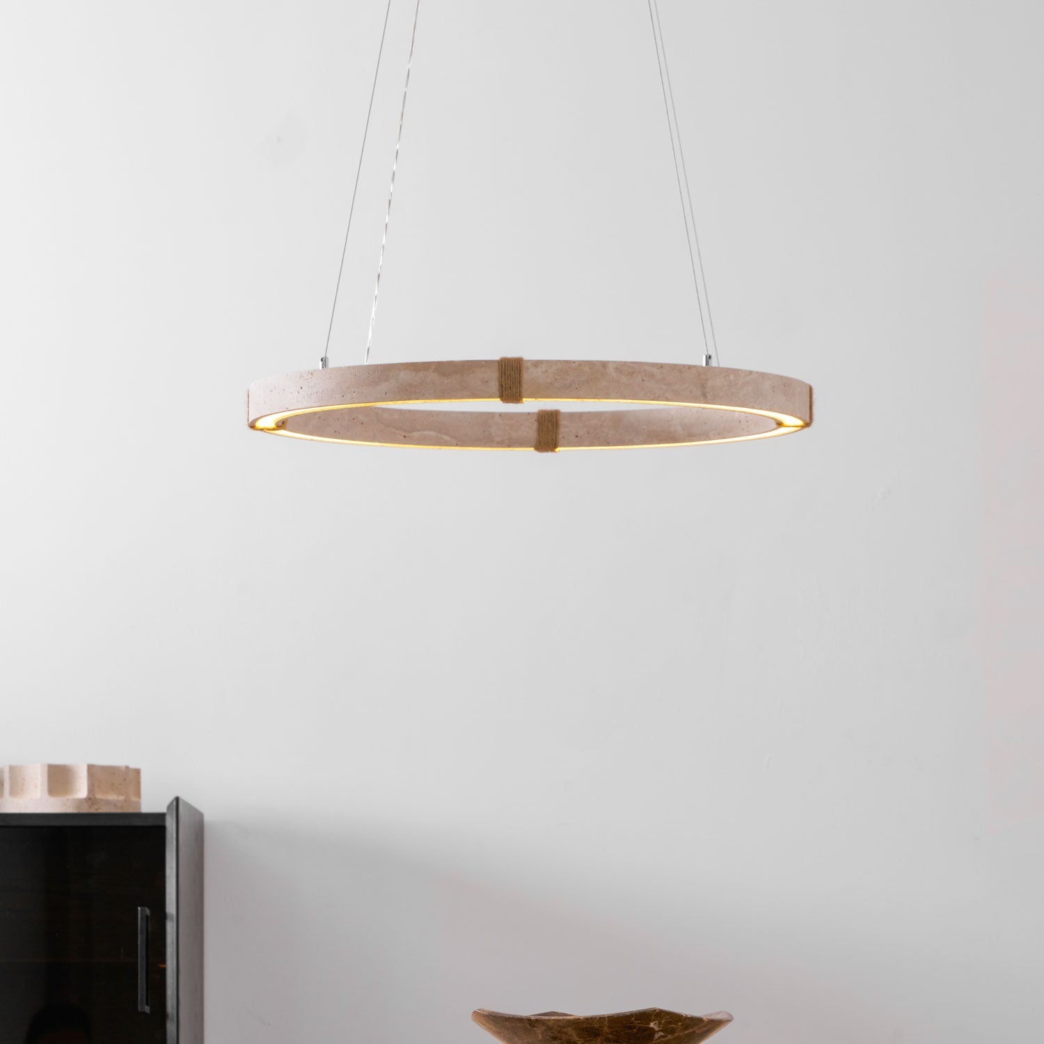 Dinalores Travertijn Hanglamp