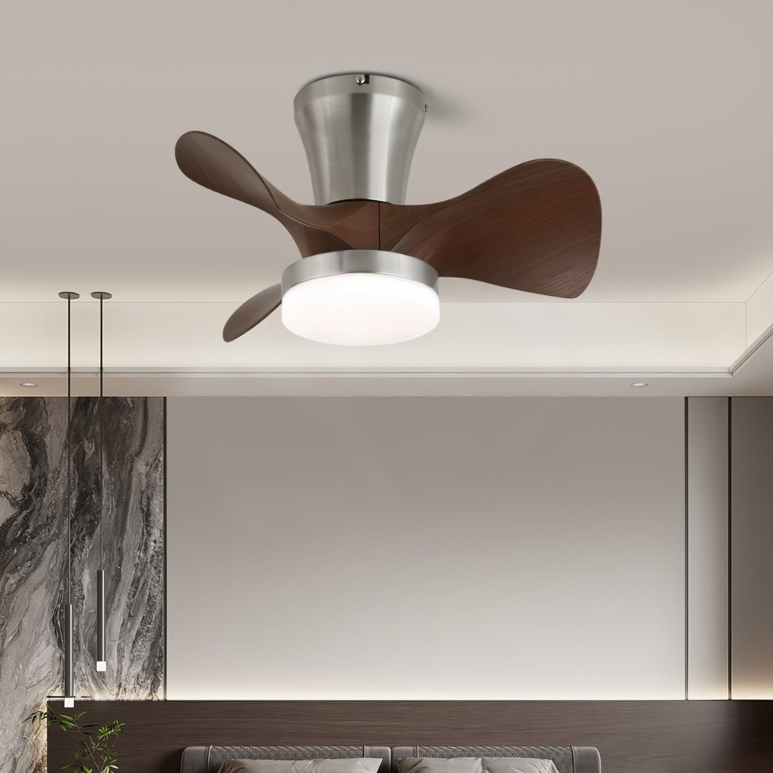 Lentavo LED Mini Plafondventilator