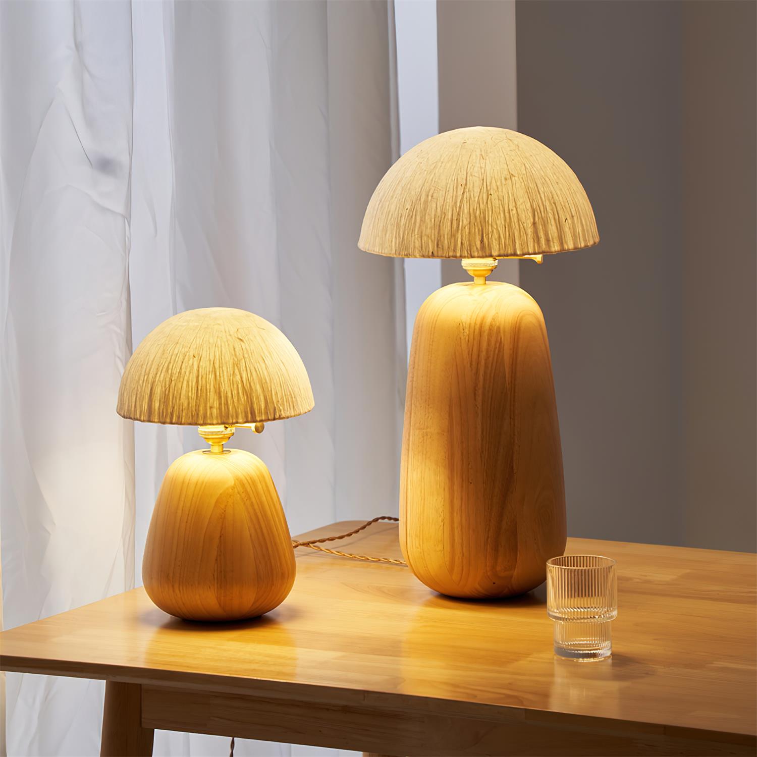 Deyra Houten Tafellamp