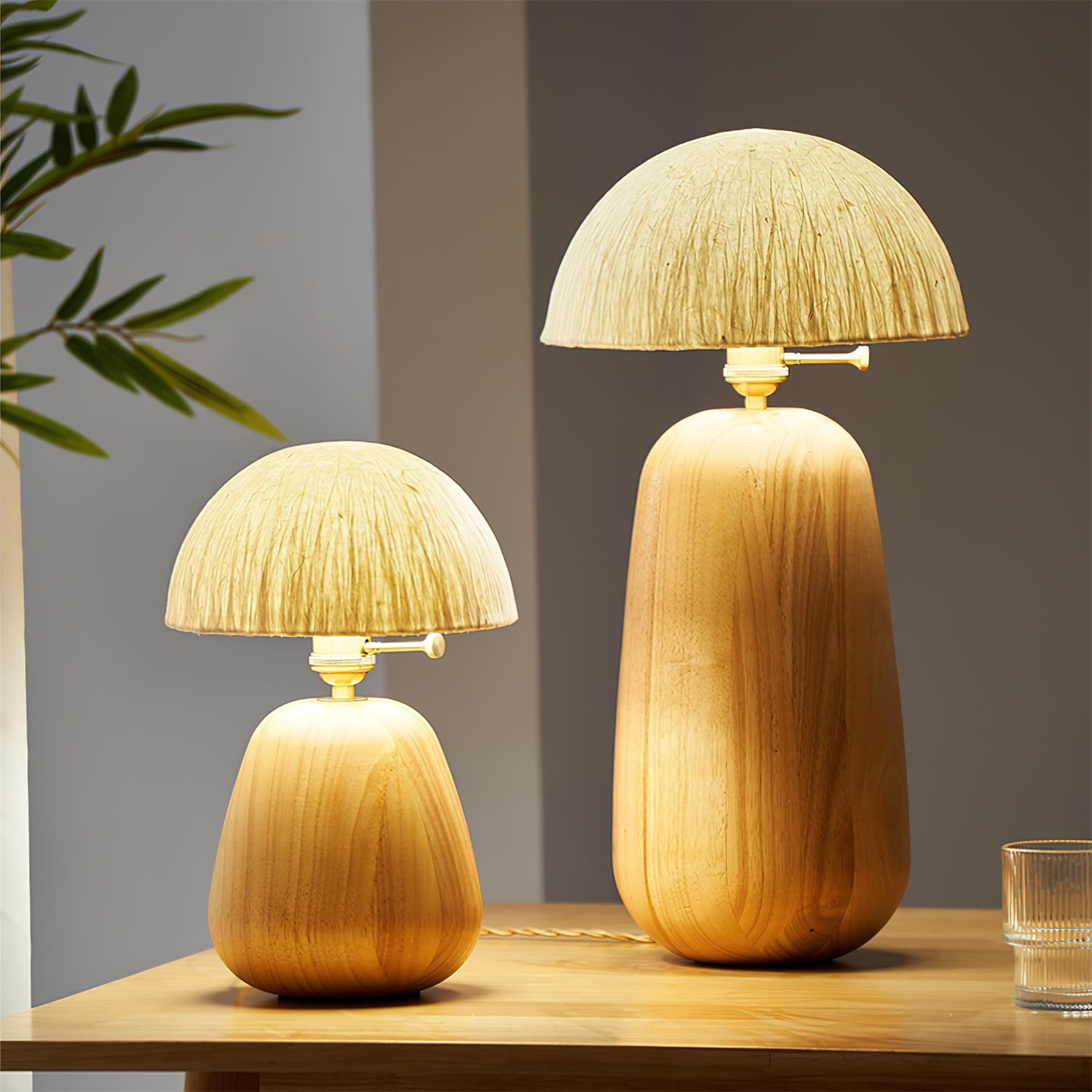 Deyra Houten Tafellamp