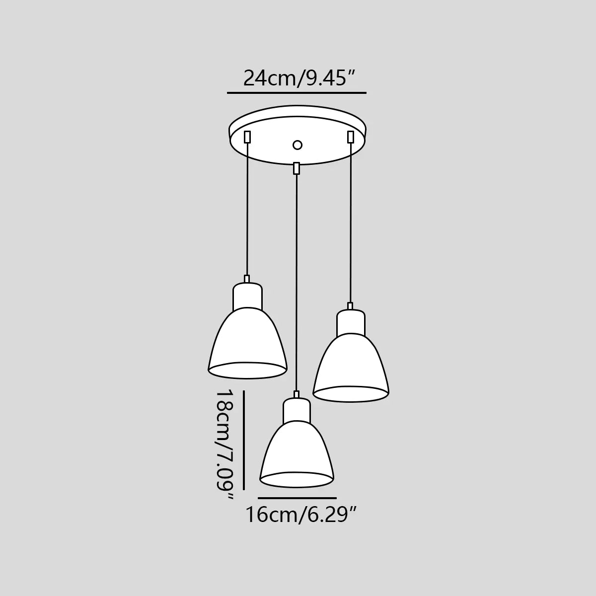 Lomira Cups Hanglamp