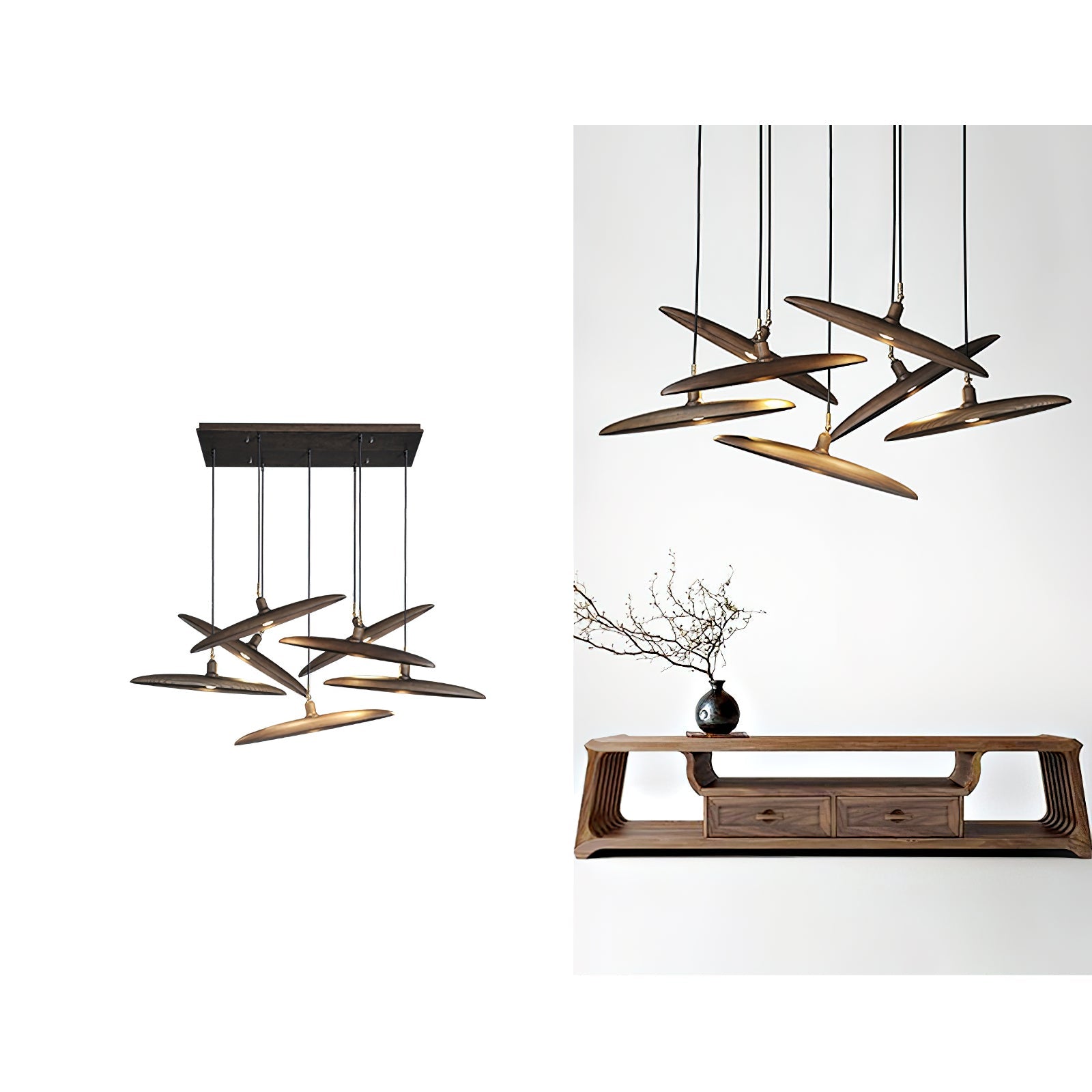 Boatefa Houten Hanglamp