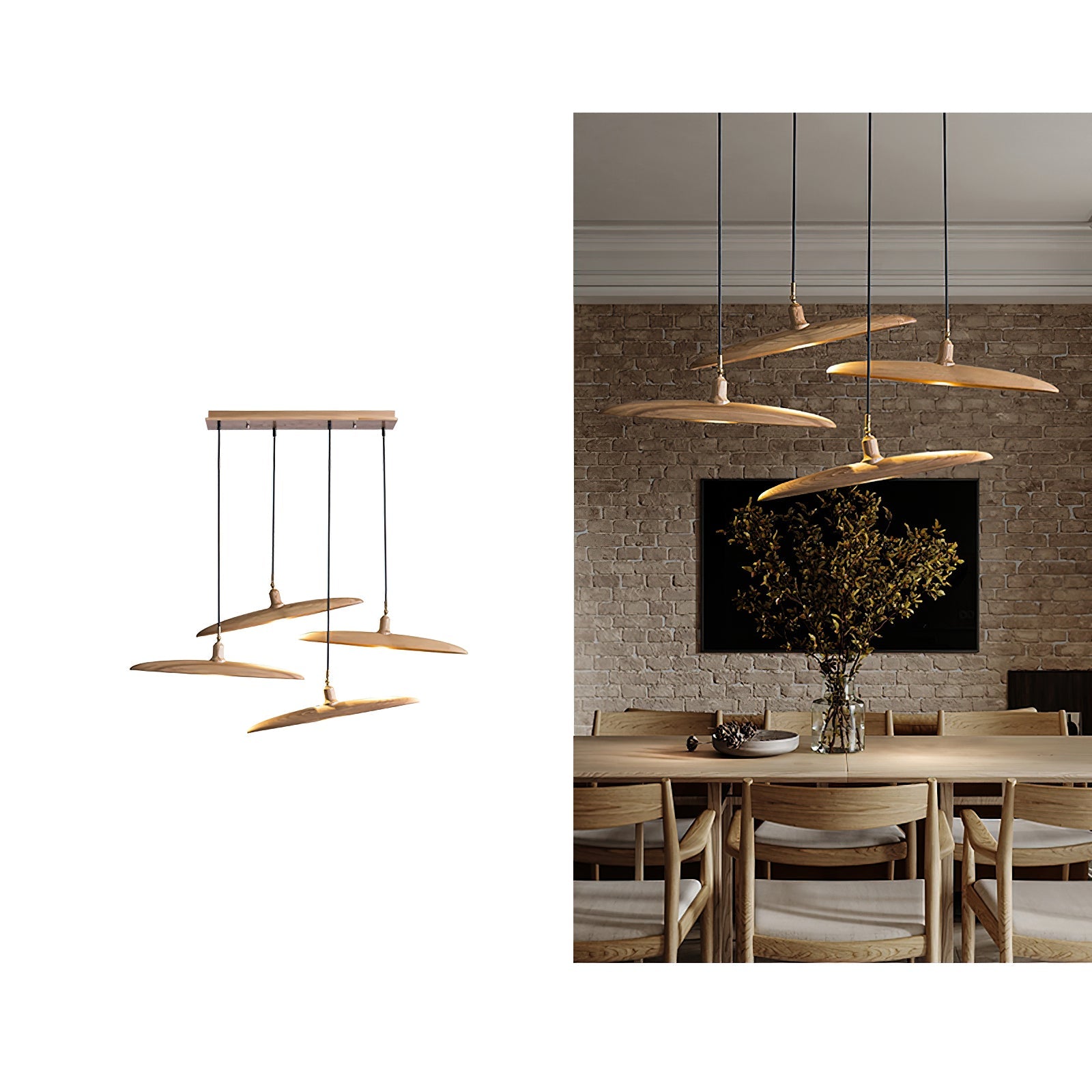 Boatefa Houten Hanglamp