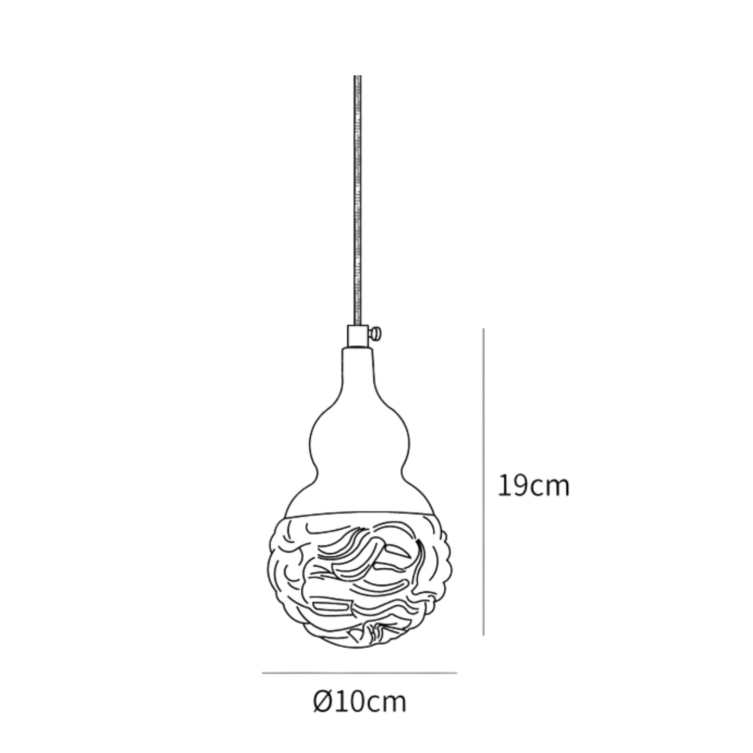 Lampada a sospensione Berrin
