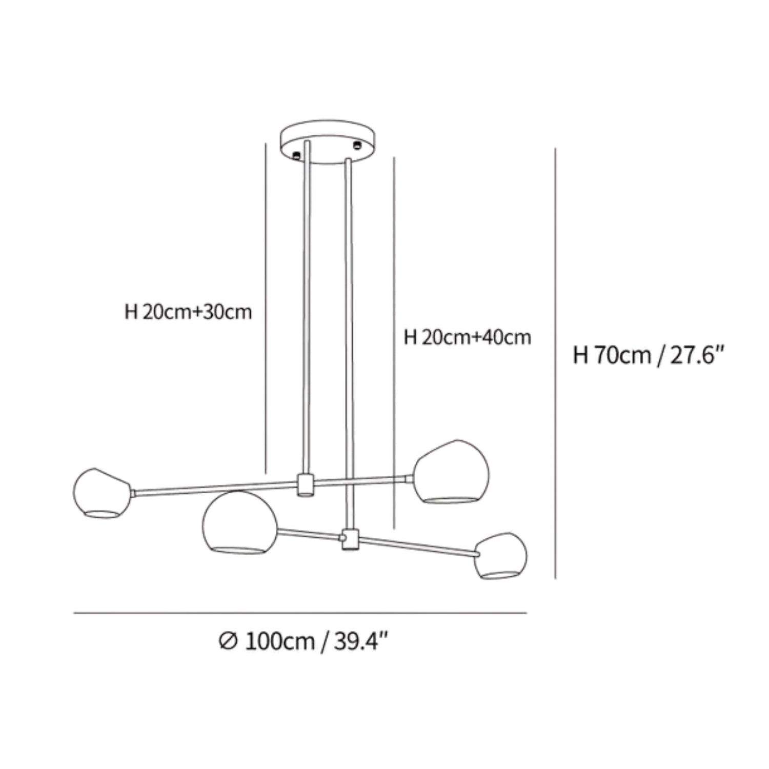 Lampada a sospensione Enceban