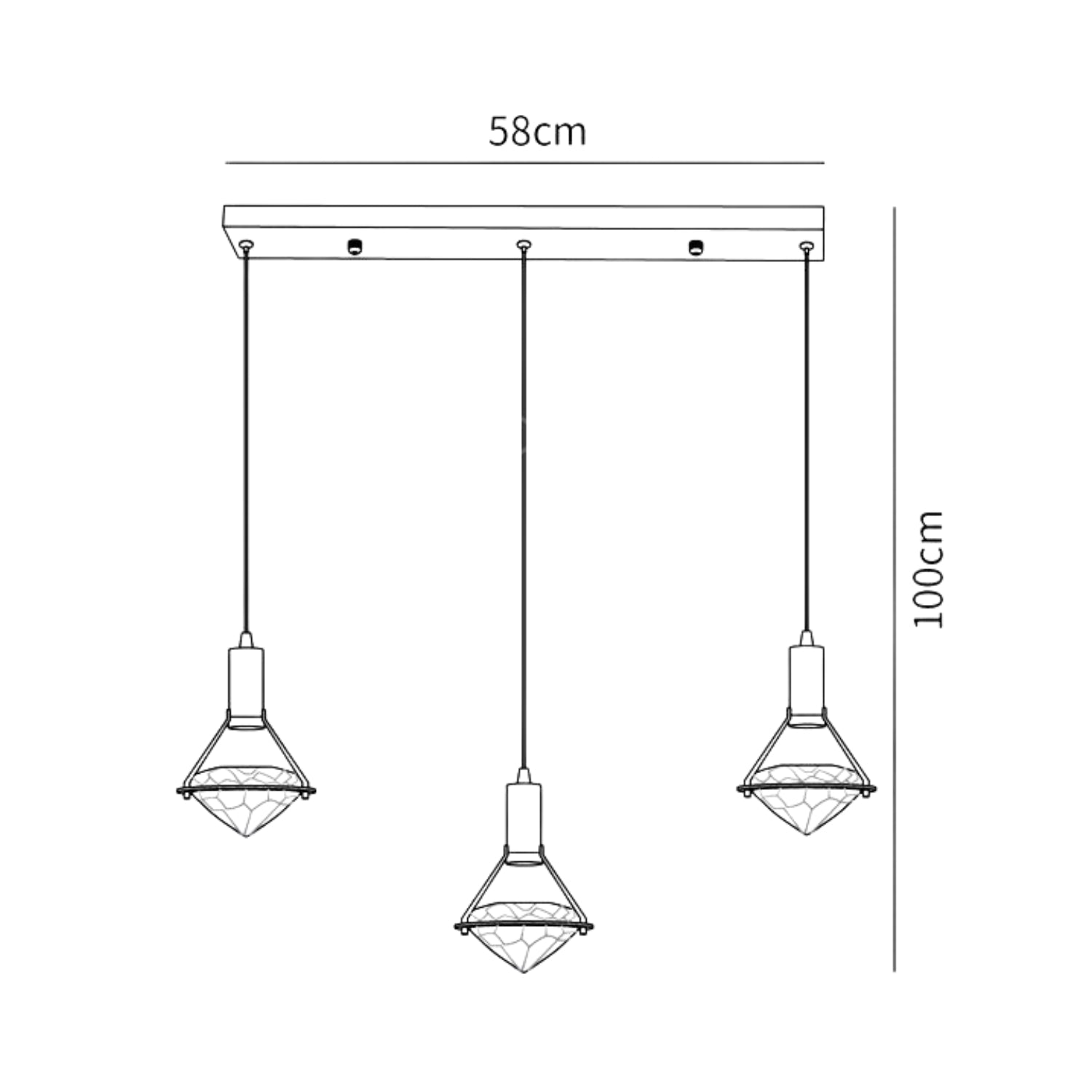 Lampada a sospensione Diajo