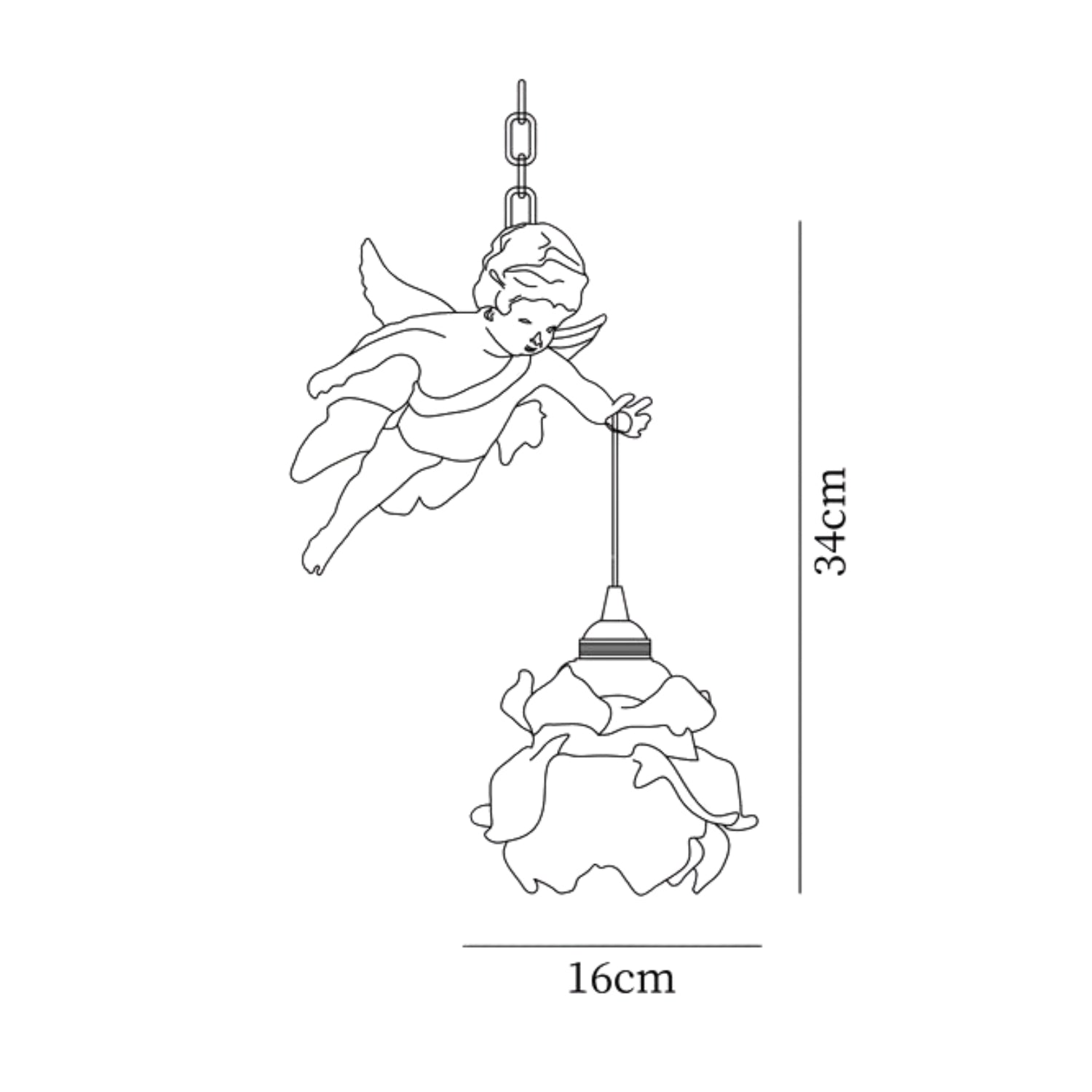 Lampada a sospensione Vangell