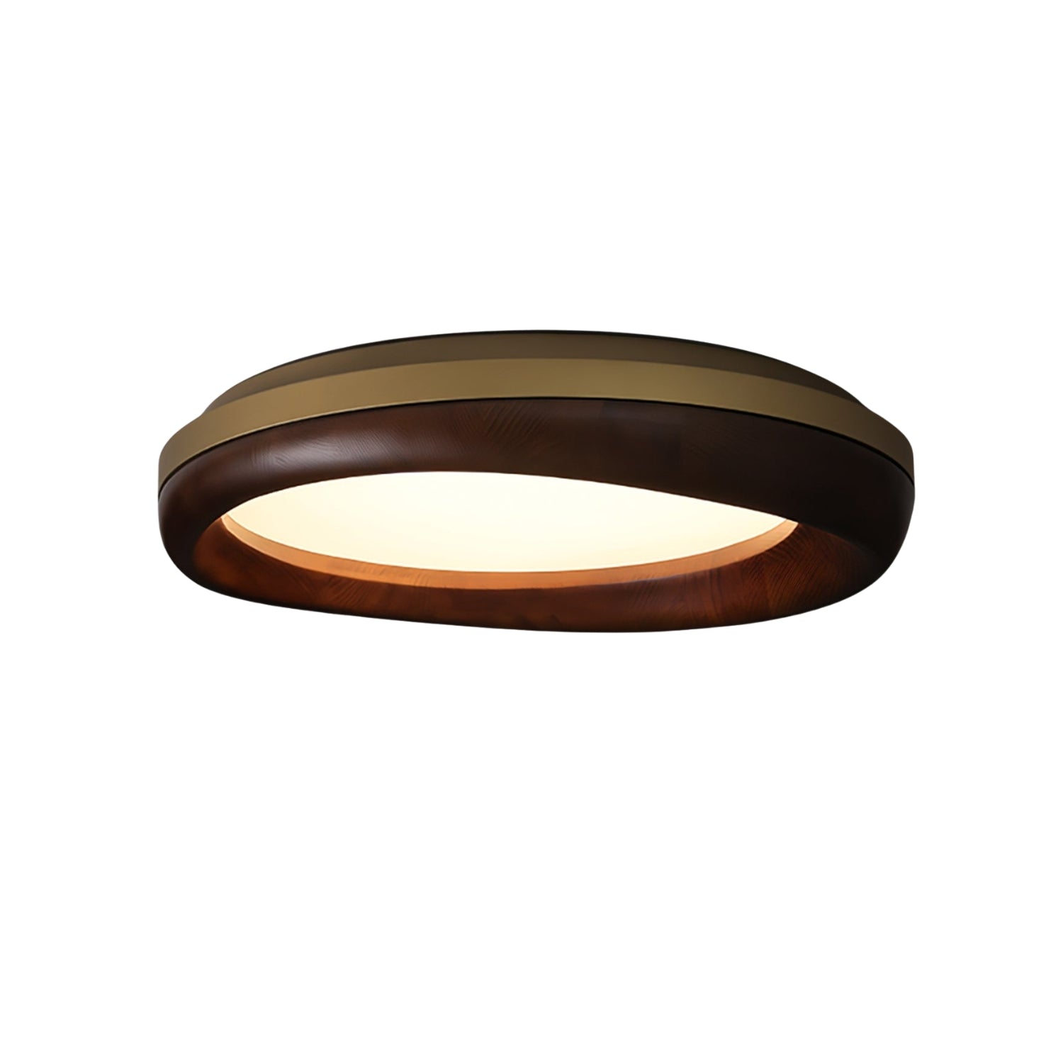Lampada da soffitto in legno Besca