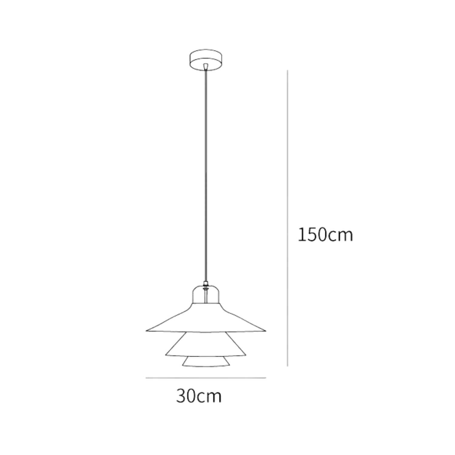 Lenika Lampada a Sospensione Smaltata