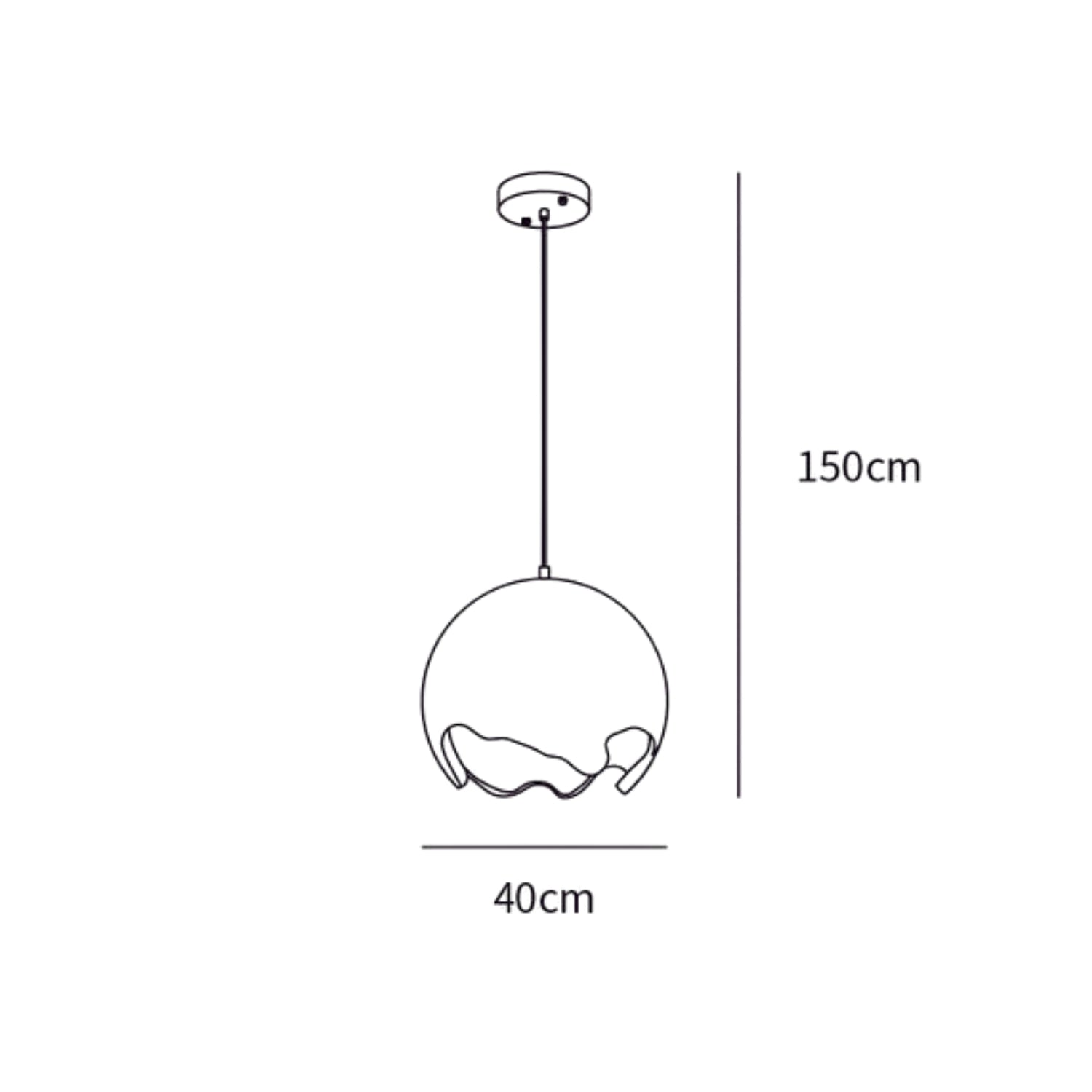 Lampada a sospensione Traosy